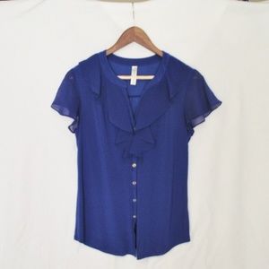 Royal Blue Small Blouse